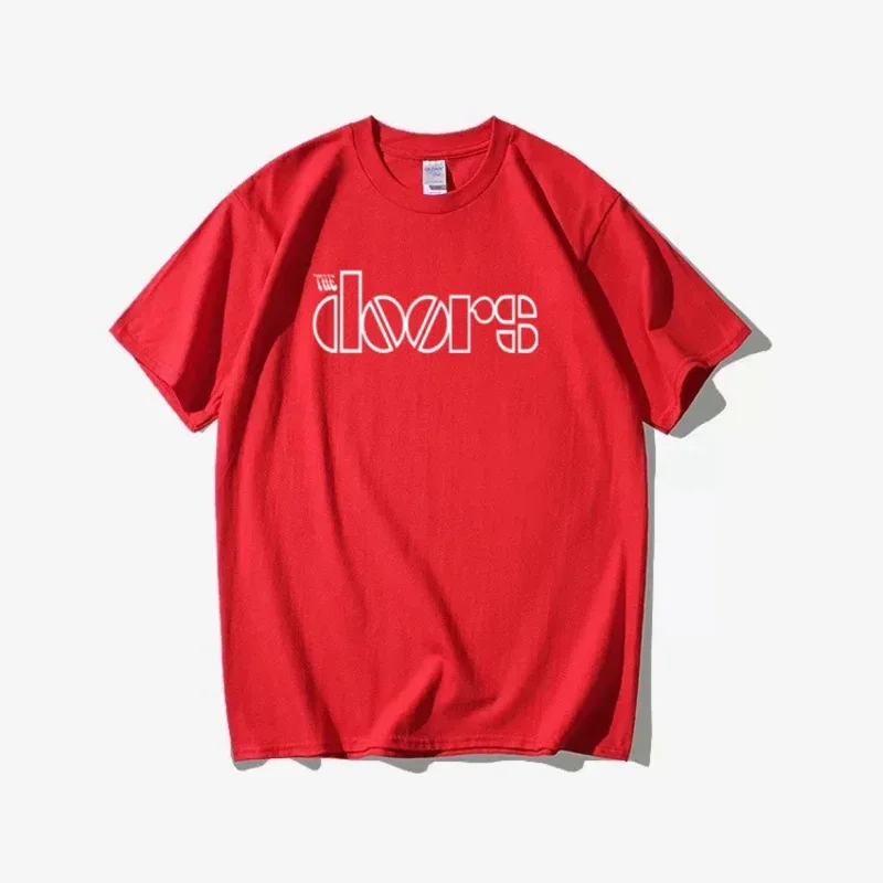 2020 New Rock Band The Doors T Shirt Fashion Men Jim Morson T-shirt Men Short Sleeve O Neck Cotton Causal Top Tees