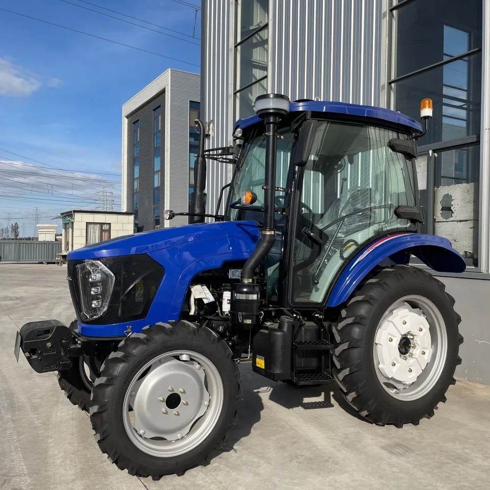 Компактный сельскохозяйственный трактор мощностью 50 л.с. с кабиной — кондиционер, гидравлическая система, идеально подходит для сада/виноярда