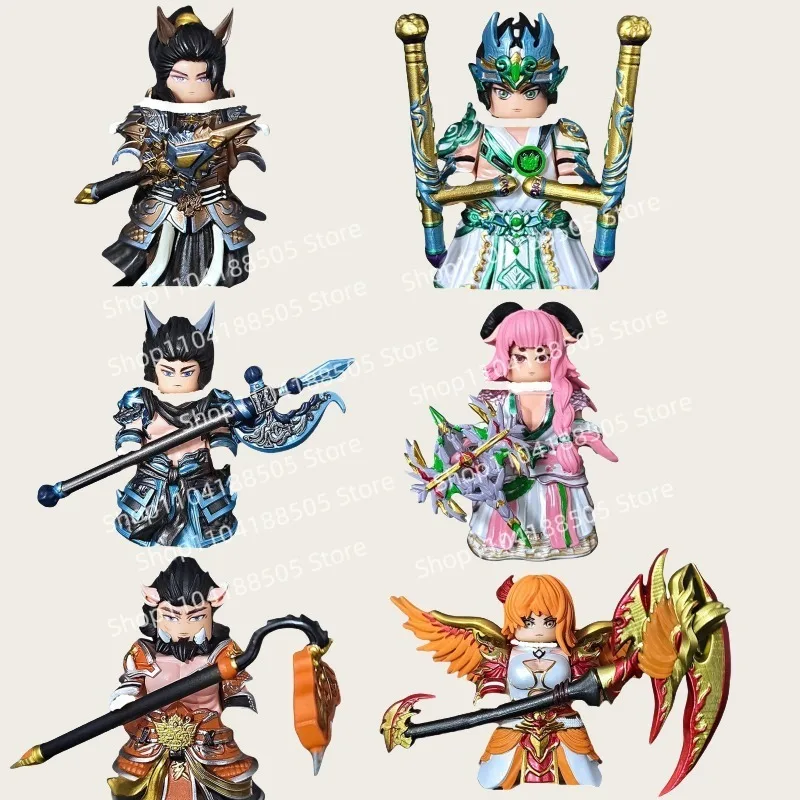 MOC Building Blocks Assembly Cartoon Accessories Zodiac Series Weapons Accessories Children's Puzzle Dolls Toys Festival Gifts