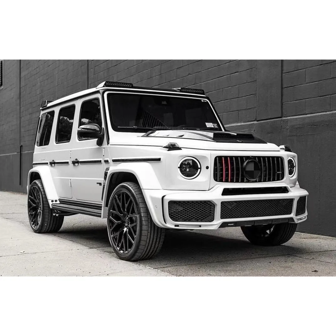 pp Material Wide Body Kit for  G Class W463 G63 G65 to W464 B-rabus Front Rear Bumper with Grille,hood, Lamp