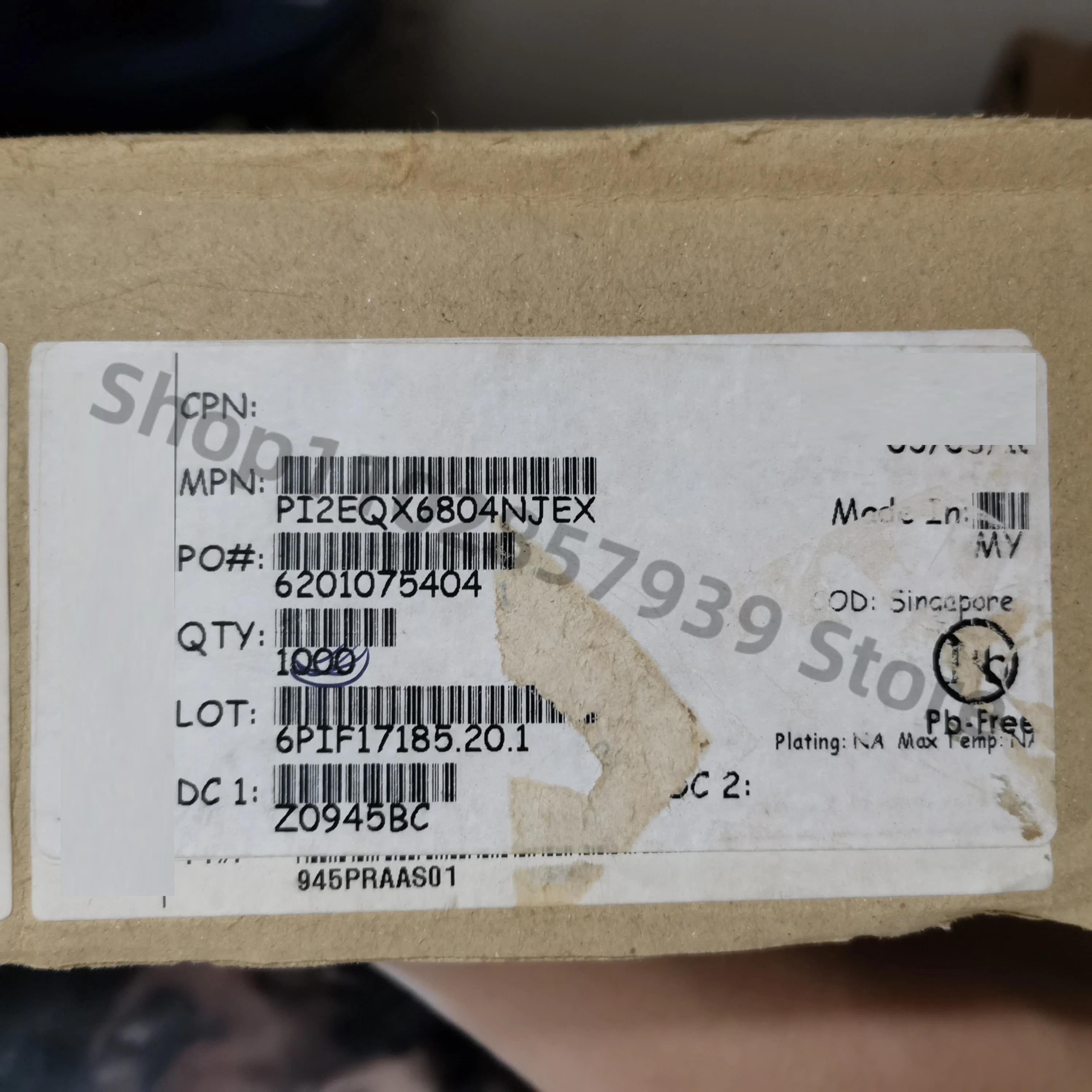 

PI2EQX6804NJEX QFN 5PCS/LOT Original in stock, free shipping