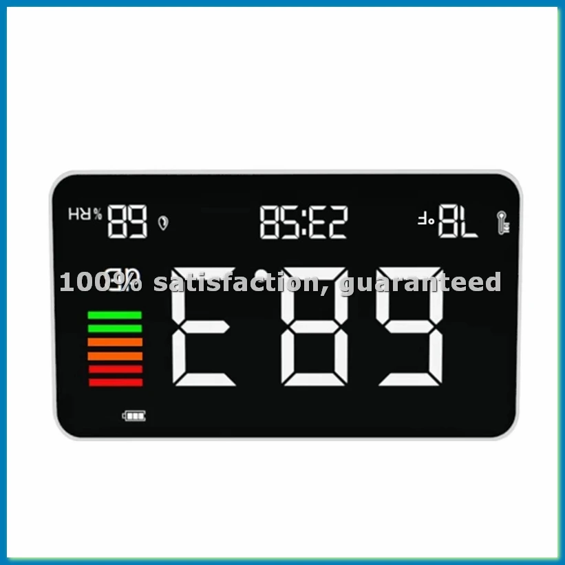 Digital Decibel Meter Desktop Sound Level Meter 30-130dBA with Temp Humidity Detection for Home School Library DM219N-A31R