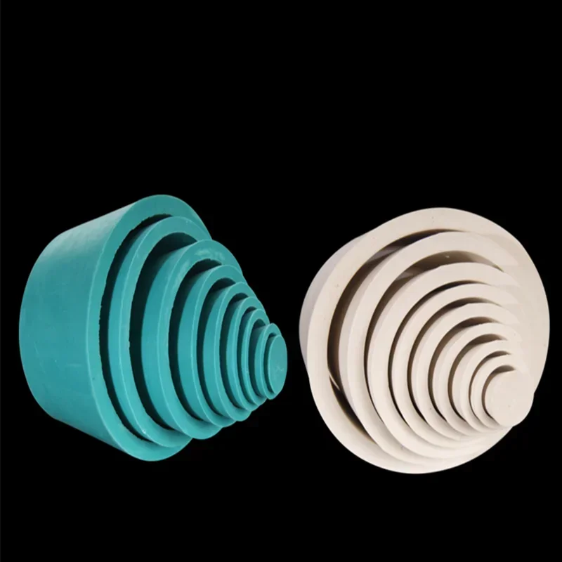 9*1pcs/set Accessory Flask Supporting, Buchner Funnel Holder, Filter Pad Sealing Plug Rubber Cushion Cover Plug