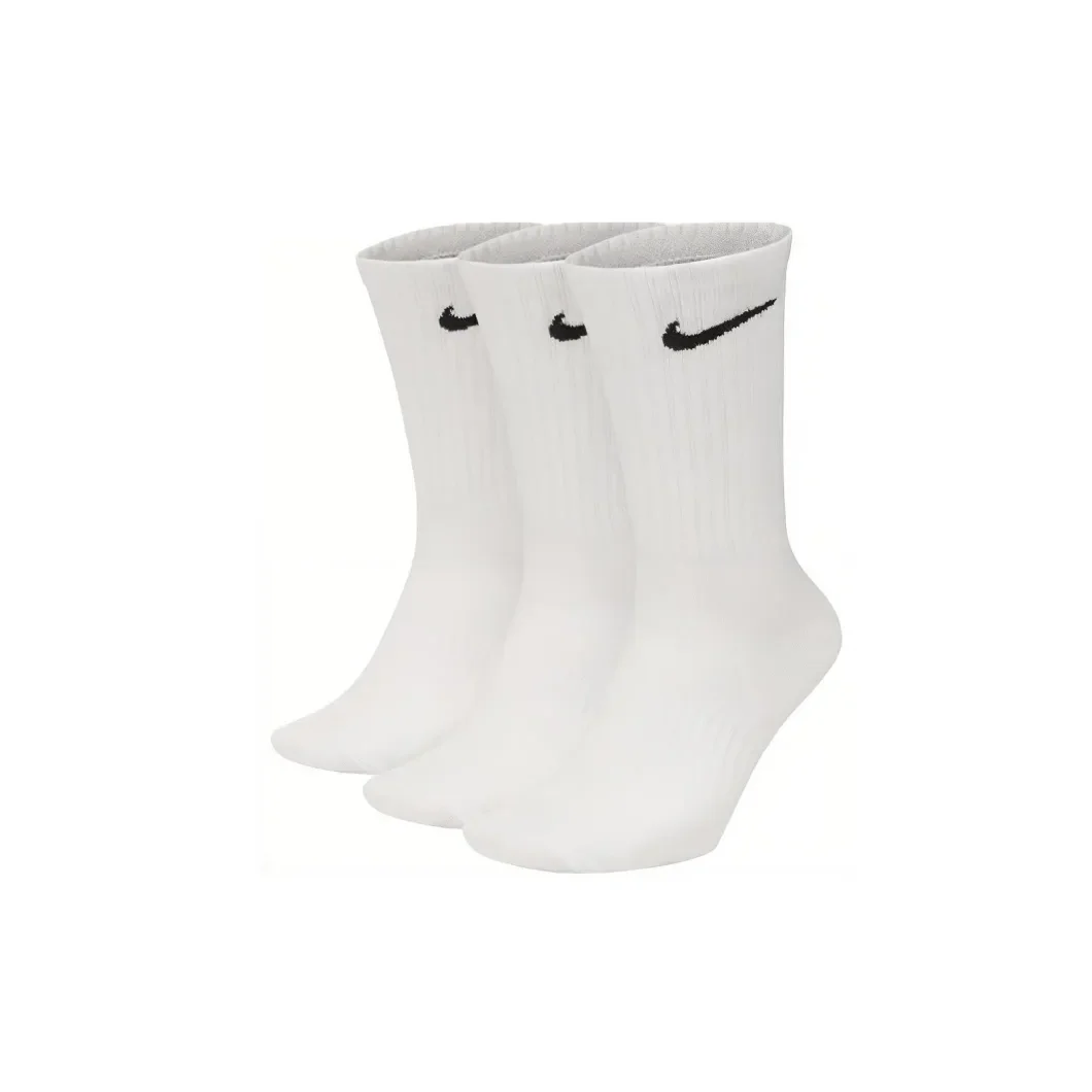 Nike EVERYDAY LTWT ANKLE 3PR Long Socks 3pr Quick Dry Training Socks 3 Pairs Fall/Winter Comfortable and Soft