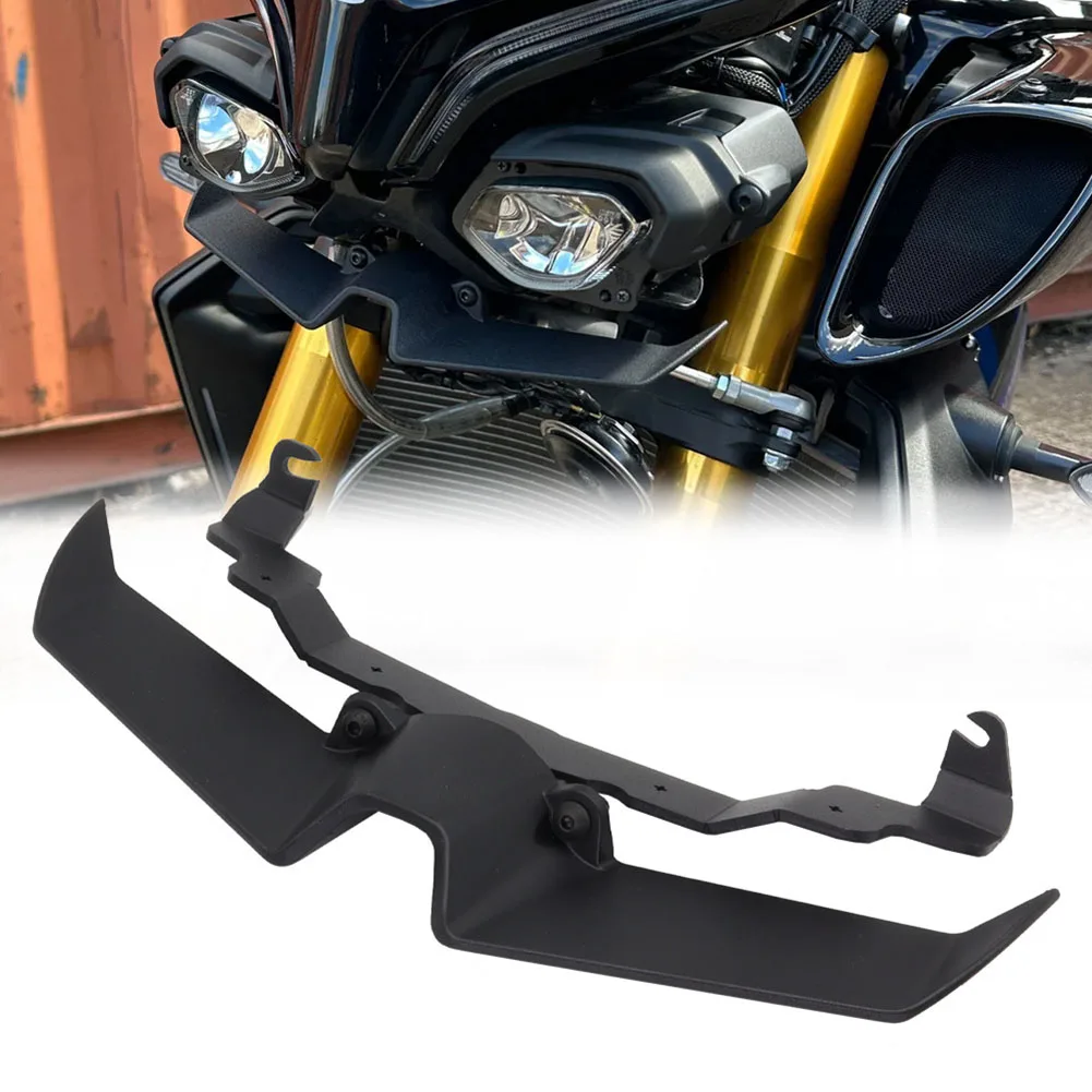 For MT10 SP 2022 2025 Front Spoiler with Wing Deflector Robust ABS Construction for Enhanced Motorcycle Performance