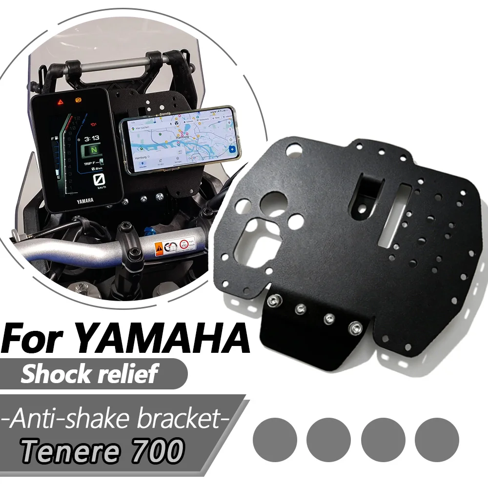 GPS Mounts For Yamaha Tenere700 Tenere 700 Rally Edition T7 T700 World Raid Navigation Devices Smartphone Anti-shake Bracket