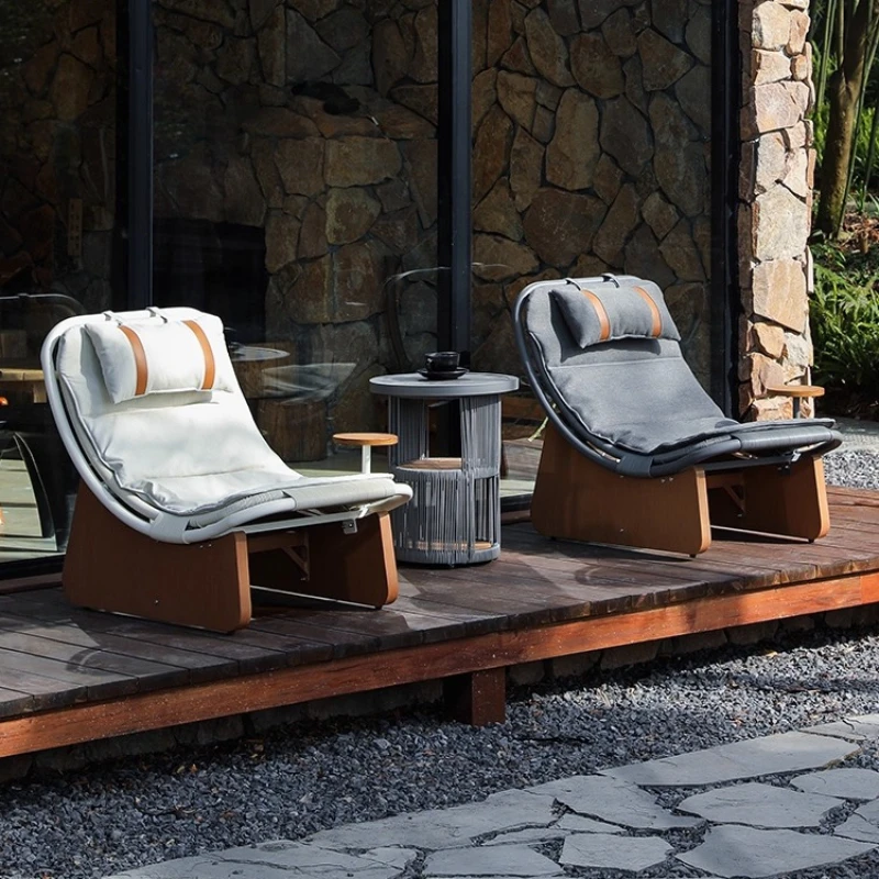 

Outdoor Balcony Chairs Courtyard Garden Leisure Outdoor Terrace Leisure Chairs B & B Hotel Commercial Back Chairs