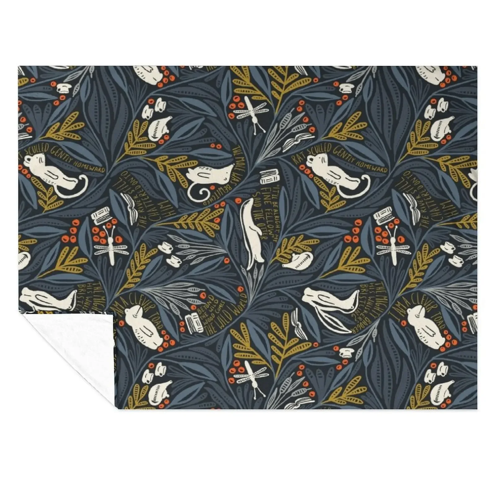 

Wind in the Willows Throw Blanket For Baby Retros Quilt Bed Blankets