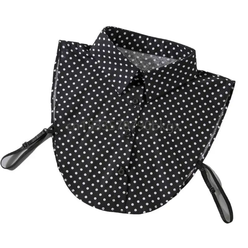 

Detachable Half Shirt Collar Comfortable Adjustable Collar Removable Collar J78E