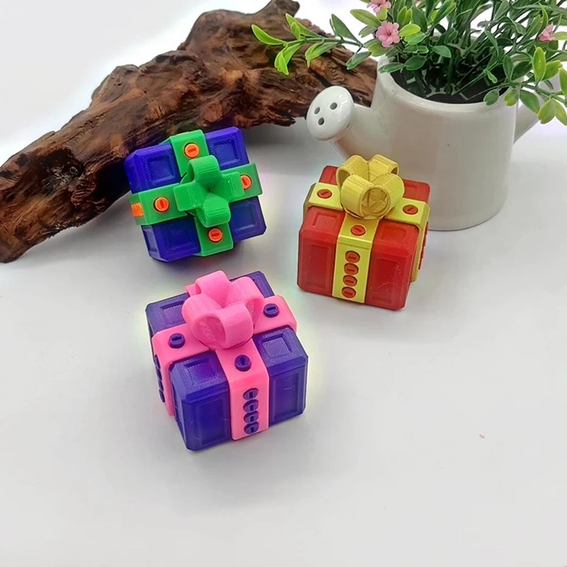 1 Piece Large Annoying Prank Screw Box 3D Printed Gift Box With Screws Money Card Container Christmas Gift