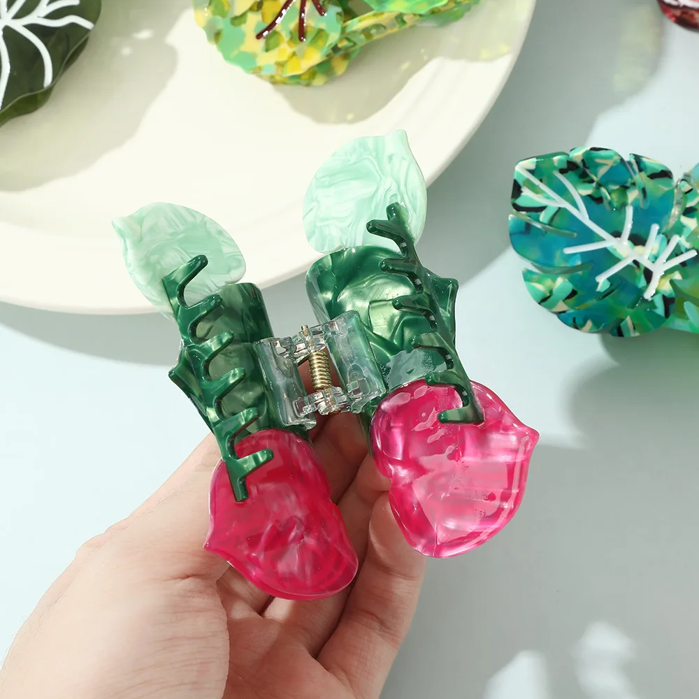 مجموعة كبيرة من أوراق النباتات الاستوائية من Muweordy، تصميم إبداعي، مشابك على شكل أوراق شجر أنيقة، إكسسوارات للشعر للنساء والفتيات