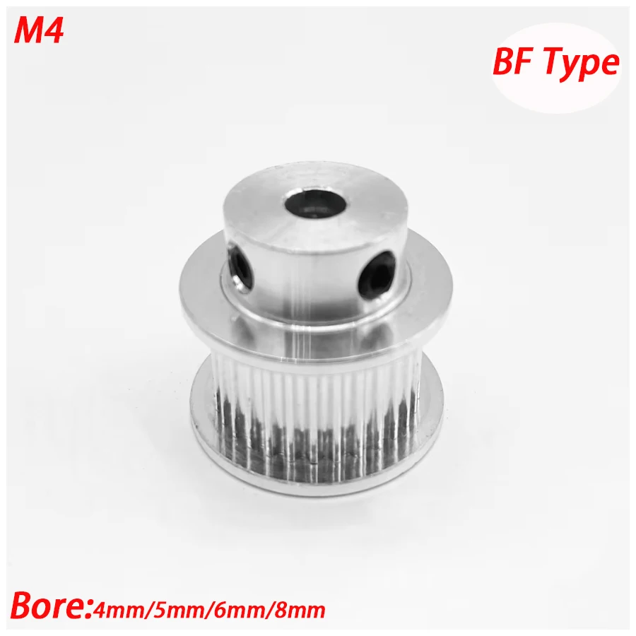 1/5Pcs 2GT 28T 30Toothed 2M BF Type Synchronous Wheel  Width 7mm Aperture 4/5/6~8mm Printer Synchronous Belt Wheel