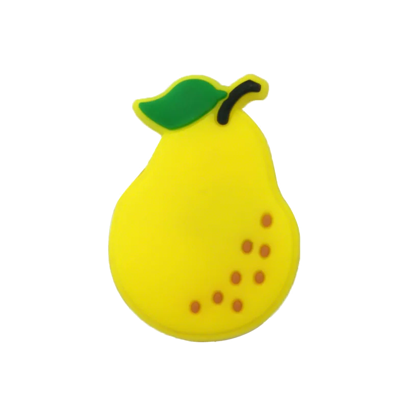 1-16PCS Cute Yellow Series Shoe Charms, Pineapple and Lemon Charms for Shoes, Star and Heart Sandals Clogs Buckles