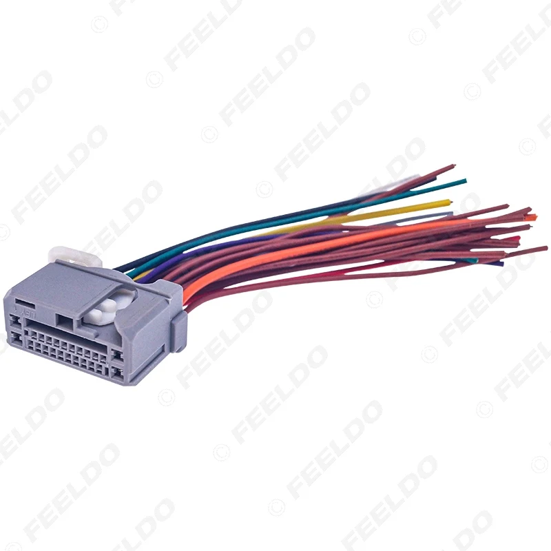 Car Audio Stereo Wiring Harness For HONDA Accord/Crosstour/Civic/CRV/Fit/Odyssey/Pilot/Ridgeline Pluging 24Pin Radio Adapter