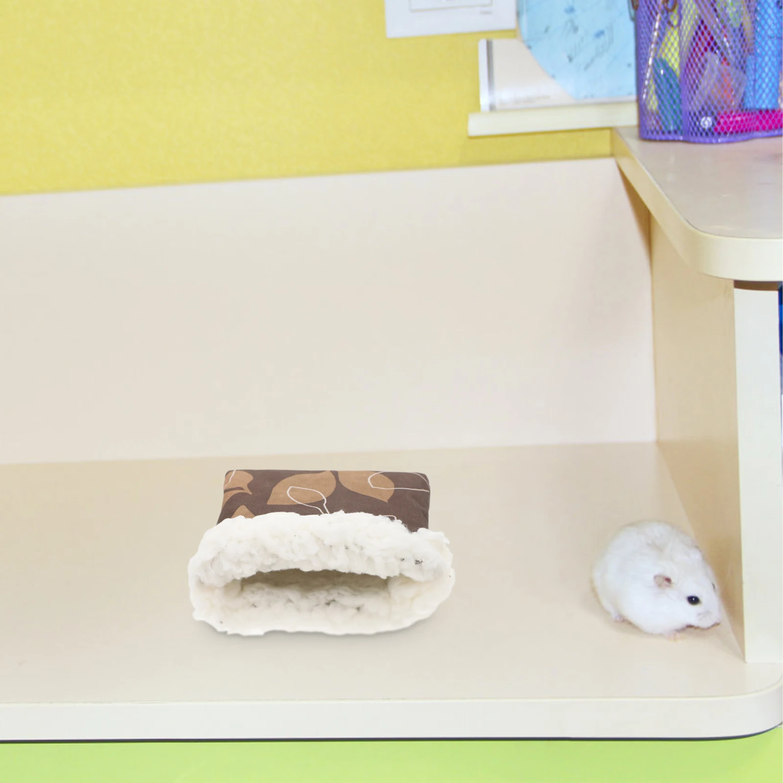 

Pet Sleep Sack Bed Hamster Wrap Blanket Sleeping Bag Small Pet Nest Cozy Nest for Pets Anywhere Hamster Wrap