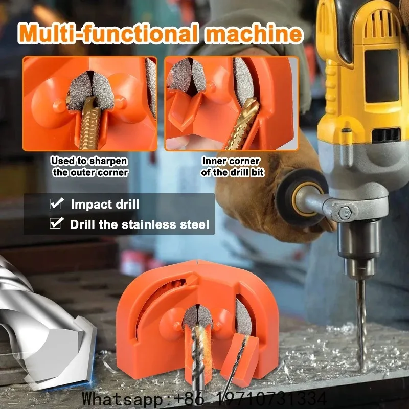 Multitool Electric Drill Bits Sharpener Wear Resistant Diamond Grinding Blade Sharpening Impact Drill Milling Cutter Grinder