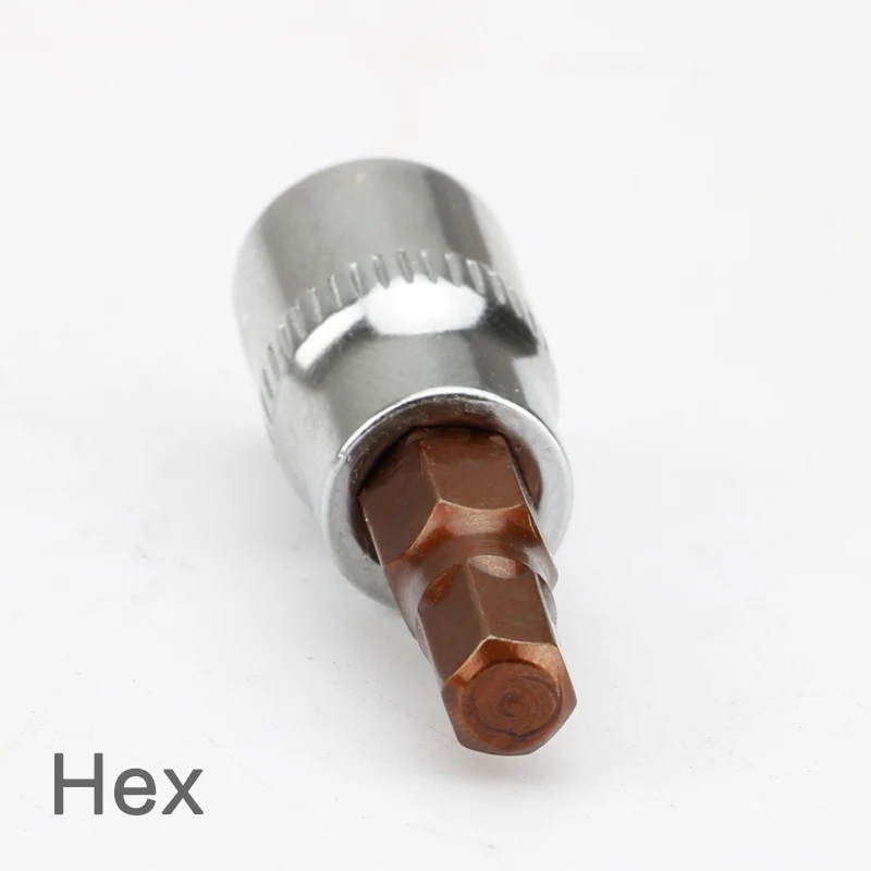 21 piece set 1/4 inch 6.35mm ratchet wrench hexagonal socket PH1-PH3 T10-T40 HW3-HW8 star drill bit set manual tool set