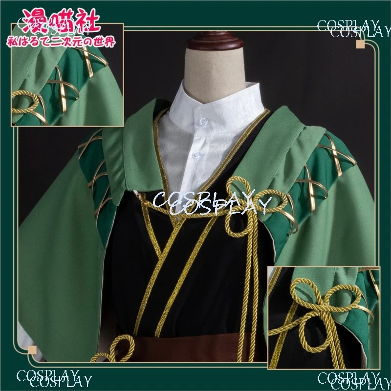 Genshin Impact Venti Cosplay Costume Wig Hat Full Set Costume Halloween Carnival Party Women Men Cosplay Suit view 5