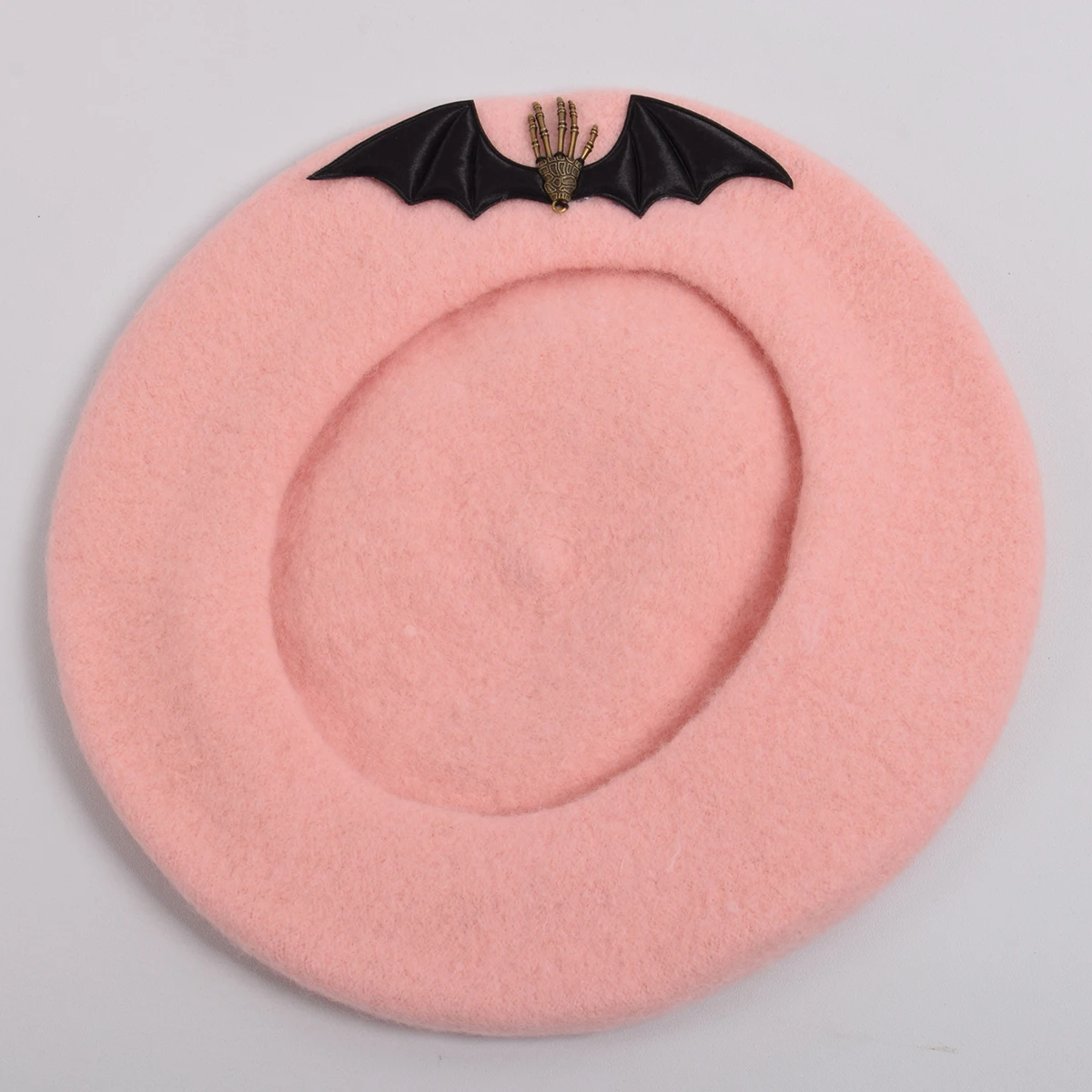 القوطية قبعة البيريه المرأة Steampunk عارضة لوليتا Batwings قبعات