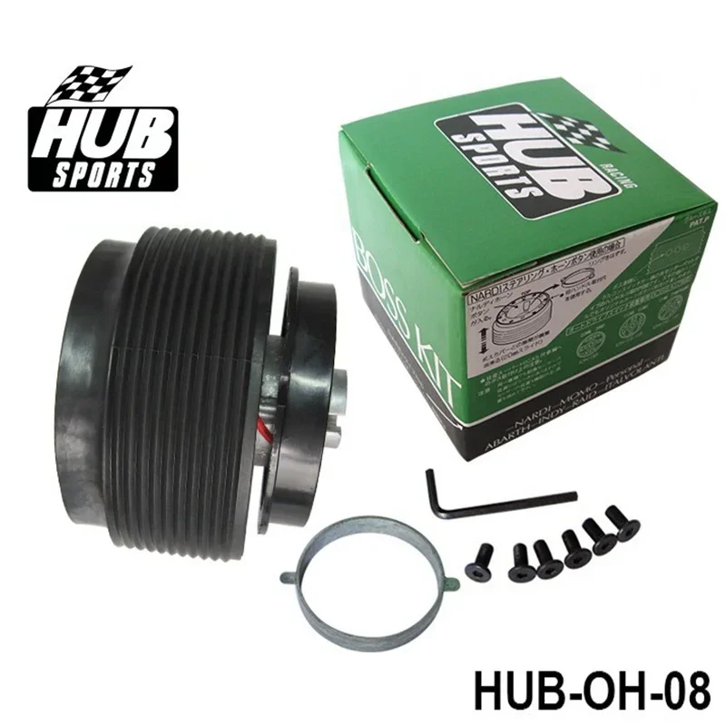 Hub Adapter Boss Kit Aftermarket Steering Wheel For Honda Prelude 88-91/Accord 84-89 Fit 6Bolt 6-Hole Steering Wheel HUB-OH-08