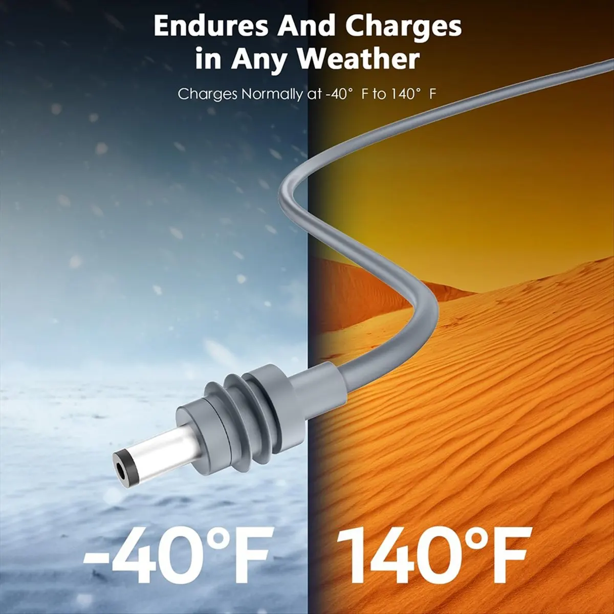 Car Charger Adapter for Mini with Digital Display DC 12V 24V Lighter Power Cord for Truck Cars 16.4FT