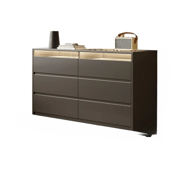 

Bedroom chest, bedside storage, simple modern light luxury living room with lamp cabinet