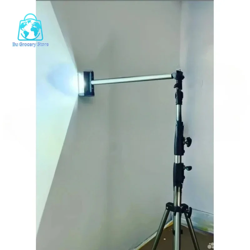Portable Industrial LED Wall Leveling Lighting with Handle Bracket Auxiliary Sanding Tools and Painter Developing Lamp