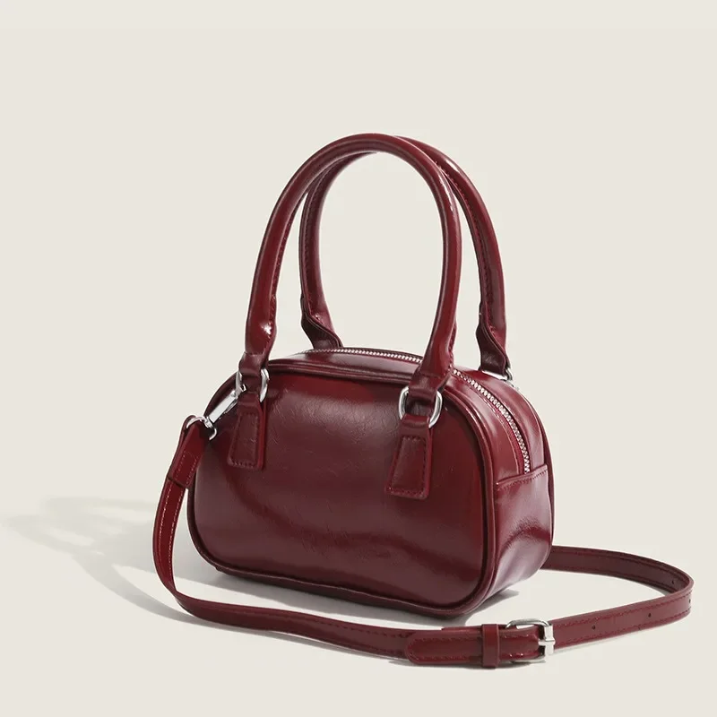 Torba retro jesienno-zimowa damska 2024 nowy trend Korea torebka torba do kręgli torby crossbody torba mała kwadratowa torba