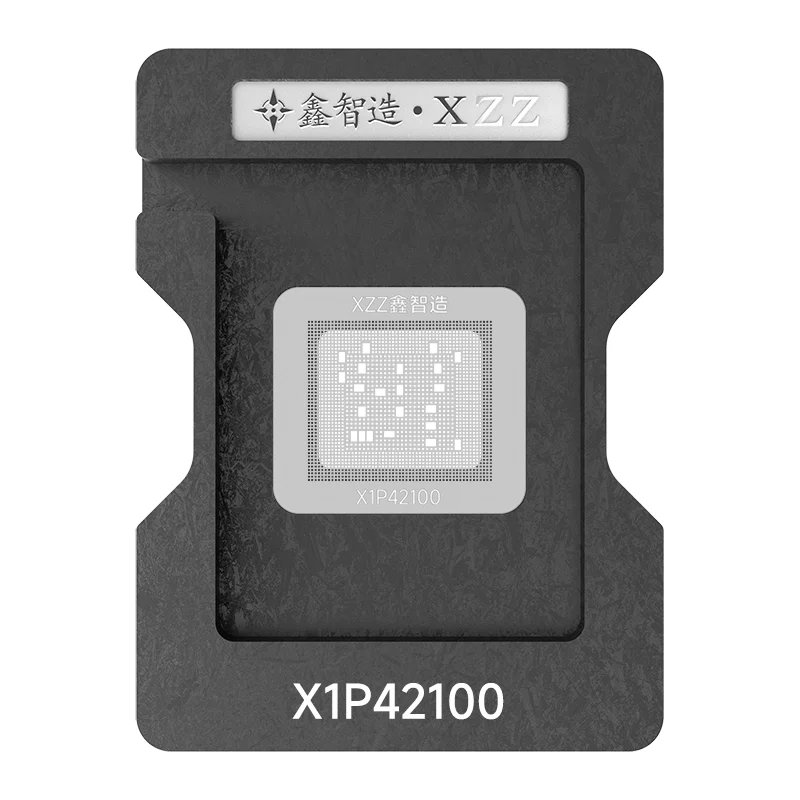استنسل XZZ BGA reballing لـ MT8186GV-A/MT8188GV-A/X1P42100/SRPMP/SR177 منصة زراعة القصدير لقالب BGA للتدفئة المباشرة