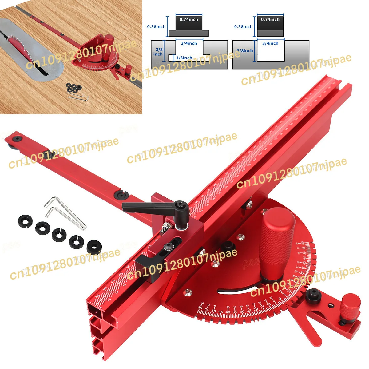 

Push handle backer, refit, workbench backer, engraving machine electric circular saw backer, chute backer woodworking