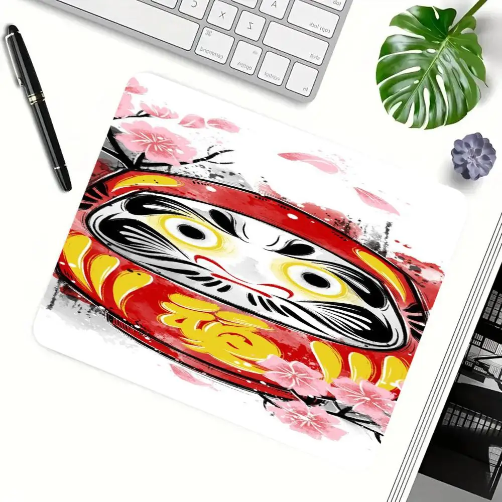 Tiger & Red Sun Desk Mat, Premium Bound Edge NonSlip Mouse Pad