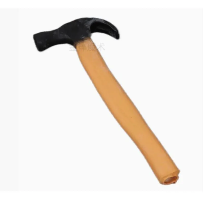 Comedy Rubber Fake Hammer Magic Trick - Vanishing & Appearing Stage Gimmick for Magicians Mágica