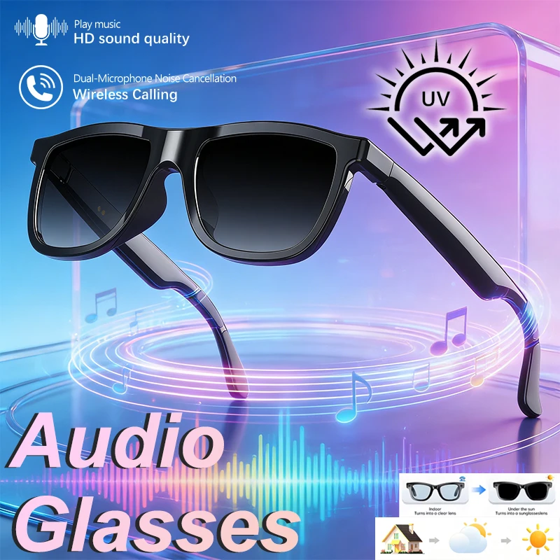 

Умные аудиоочки 2026: открытый дизайн, легкие, ультрачистое звучание, сенсорное управление, изменение цвета, беспроводные звонки