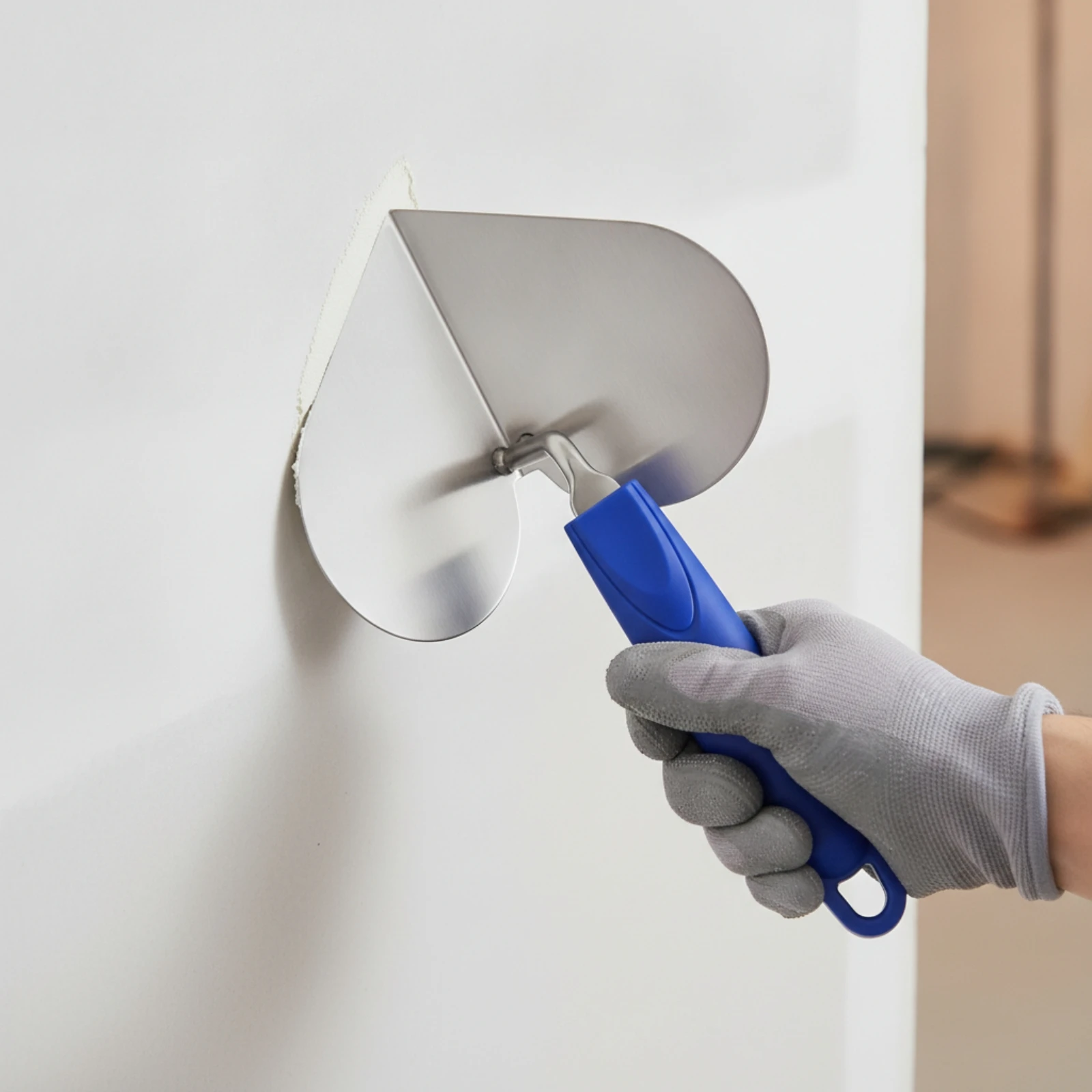 Inner Corner Plastering Trowel Professional Inside Corner Trowel Lightweight Multi-Purpose for Plasterers, Putty Application