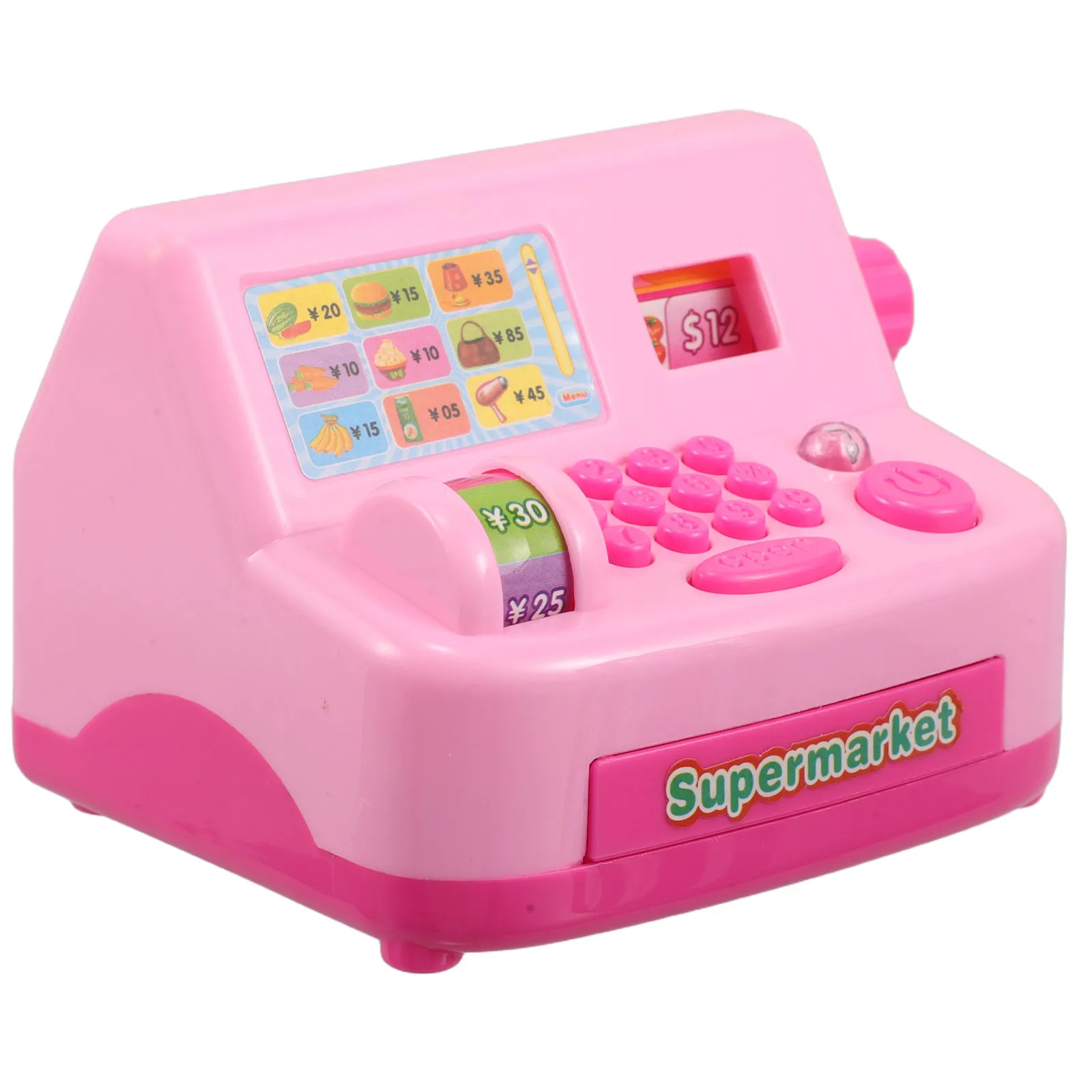 Cognitive Cash Register Pretend Play Home Sensory Simulation Learning Accessory Fun Role Play Plaything for