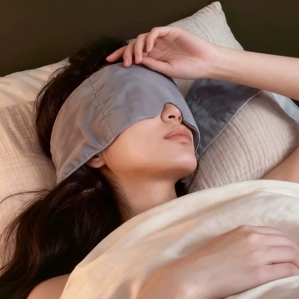 Comfortable Fit Gravity Sleep Mask Breathable Micro Pressure Weighted Eye Mask Creative Eye Protection Light Blocking Mask
