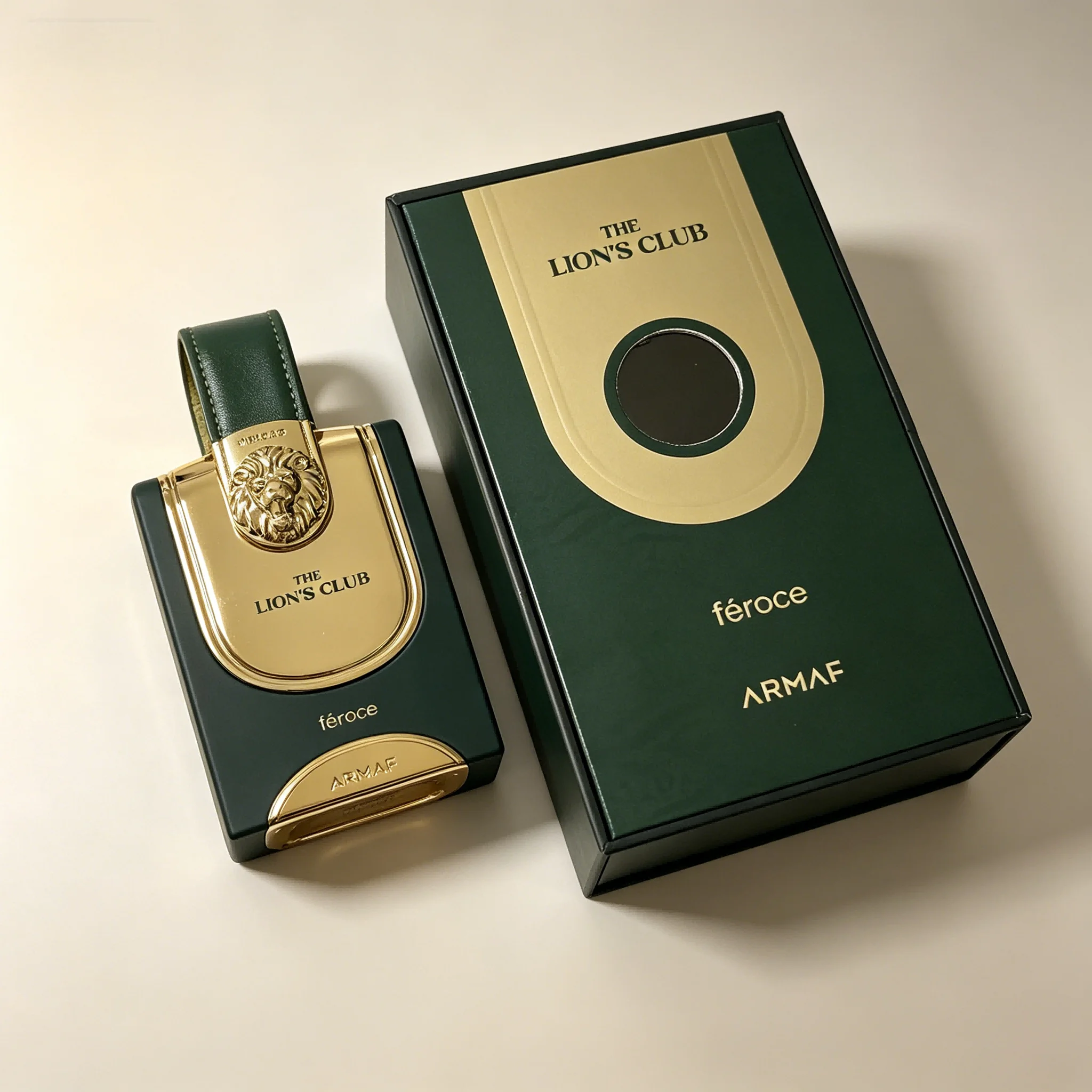

Armaf-The Lion's Club Feroce-3.4oz Eau de Parfum, Ideal Gift, Men's Versatile Fragrance with Warm Woody Aroma