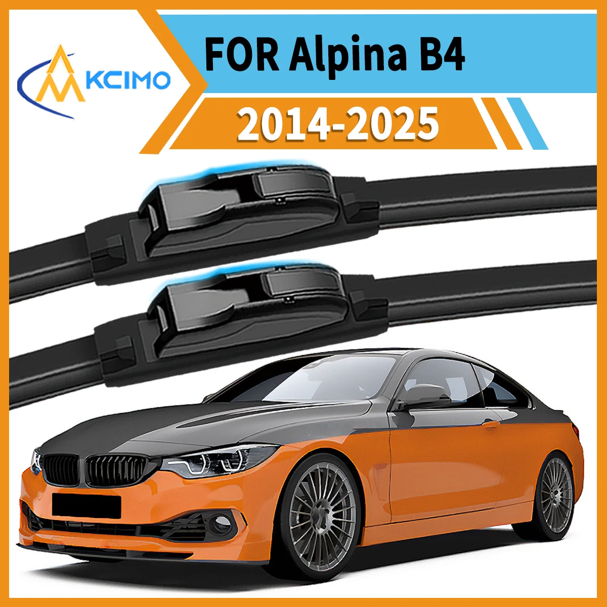 

Essential Upgrade 2PCS Windshield Wipers for Alpina B4 F32 2014-2025 All-Weather Performance Smudge-Free Clean Maximum Safety