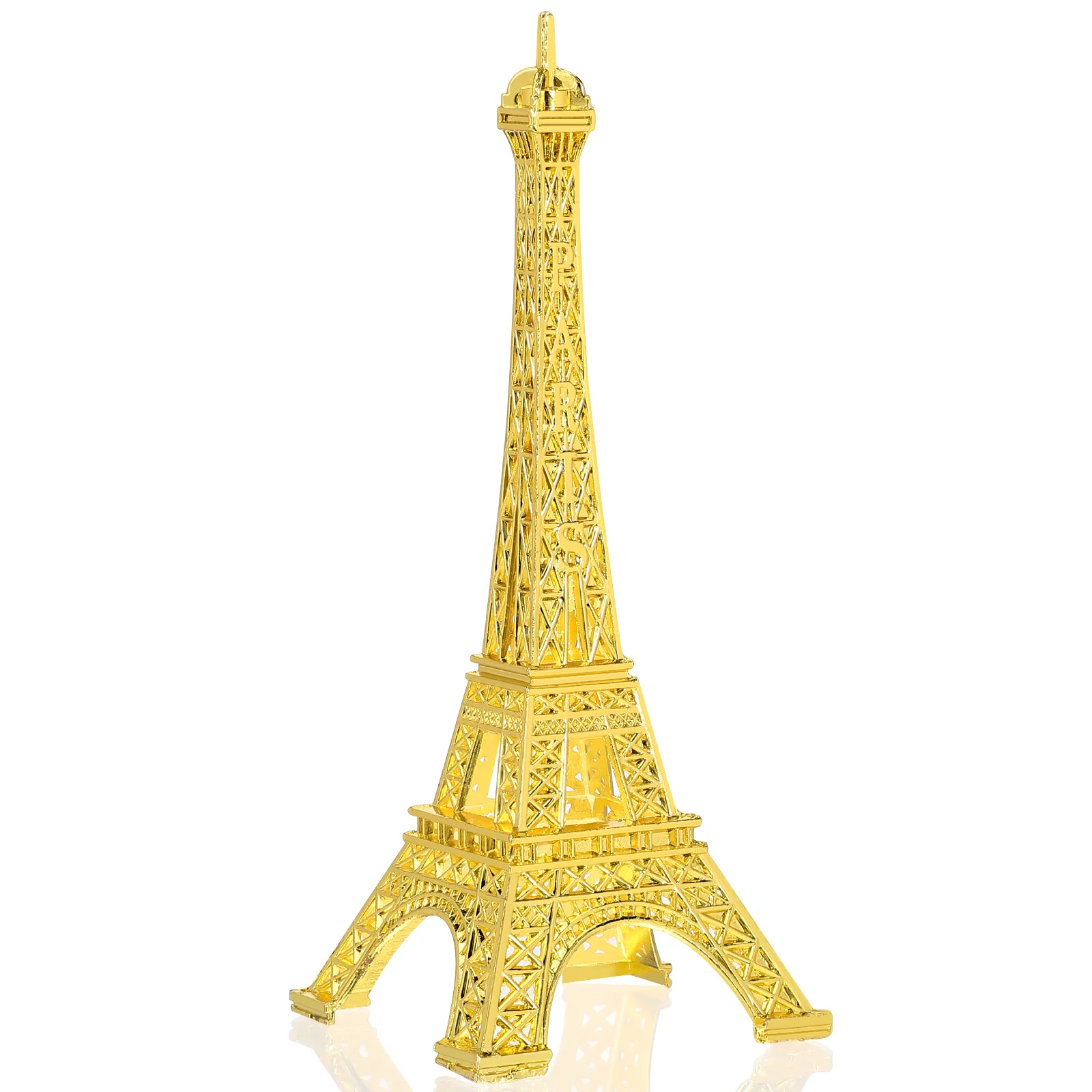 Goldendoodle Ornament Tower Model Eiffel Decoration Necklace Photo Props Metal Building Home Table Office Man