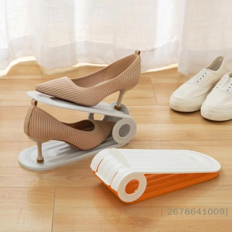 ⚑Shoes Storage Rack ​Space Adjustable Height Rack For High Heels Sneakers Slippers Drawers Under Bed