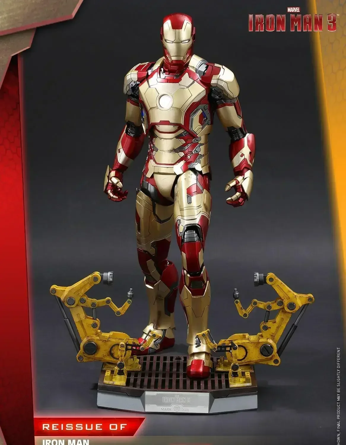 1/4 Iron Man Mk42 Deluxe Edition Qs008 Marvel Anime Actiefiguren Originele Team Pak Avengers Eindspel Model Speelgoedgeschenken