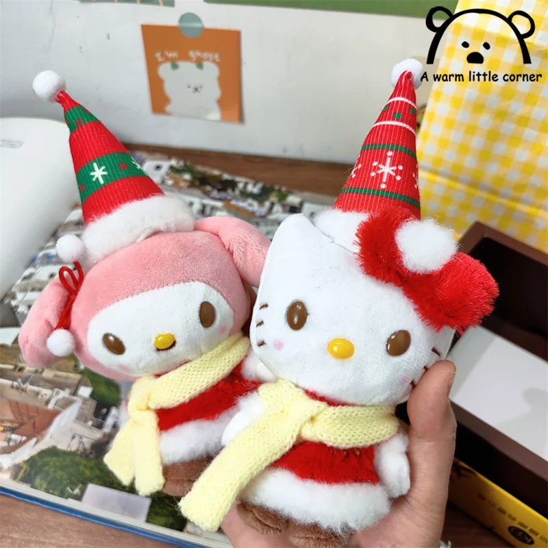 かわいい漫画風キティ猫限定版クリスマスプレゼントハロウィンパンプキンゴーストペンダントシリーズぬいぐるみバッグペンダントキーホルダー