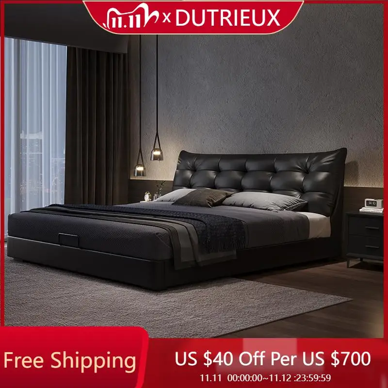 

Reading Relax Bed Princess Double Children Minimalist Fashionable Bed Comfortable Wedding Simple Aesthetics Wood Lit Furniture