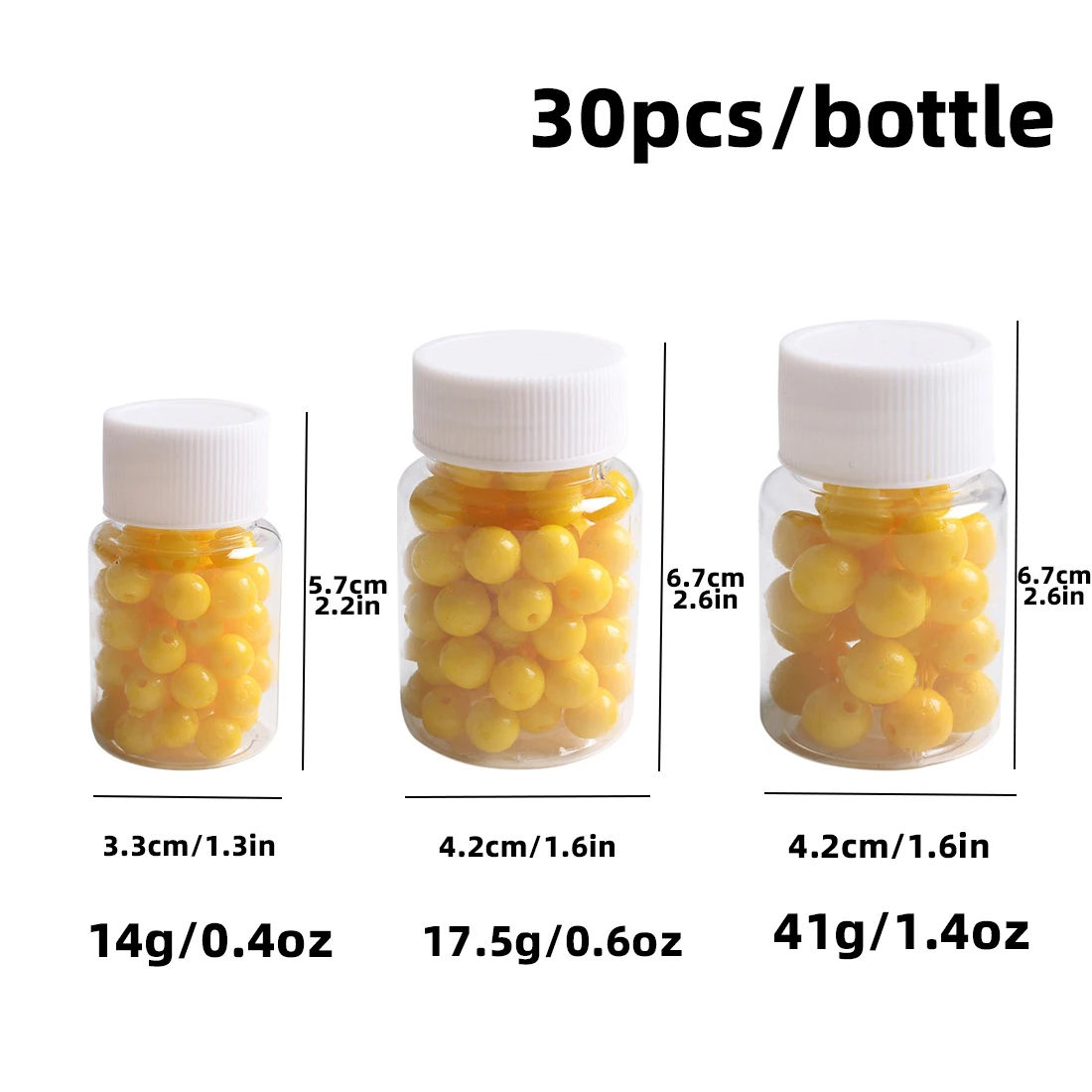 حبة صيد عائمة بنكهة الذرة لويا ، كرة عائمة خاصة ، طفو عالي ، 8 # ، 10 # ، 14 # ، 30 روض