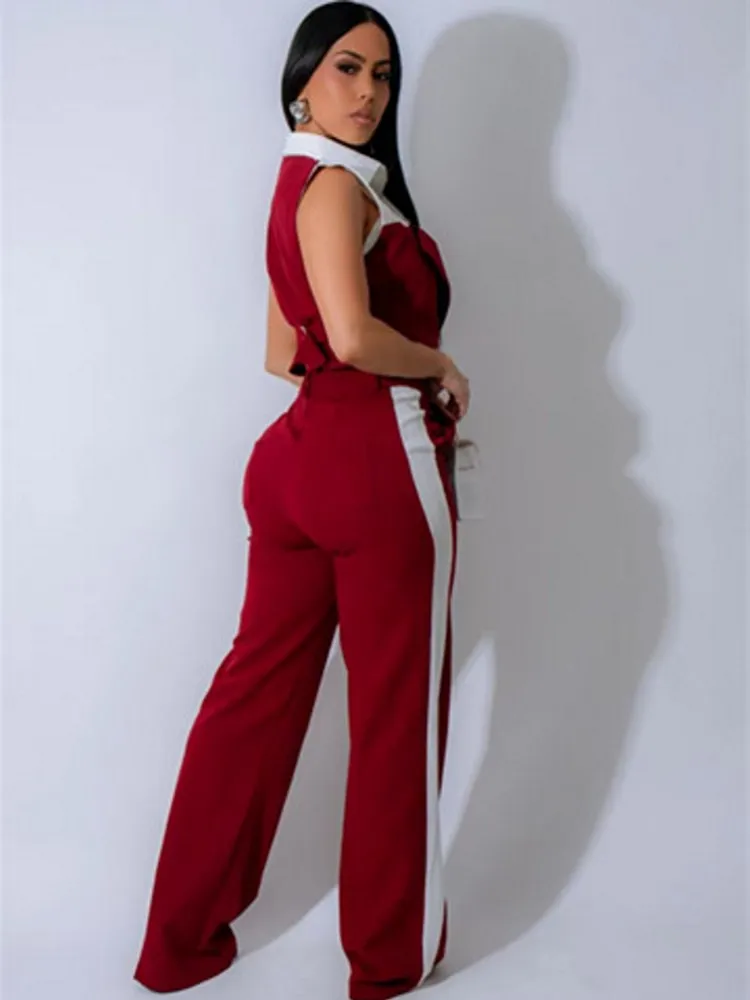 Ensemble 2 pièces assressentipour femme, haut et pantalon, tenues, vêtements, printemps, été, nouveauté, 2025