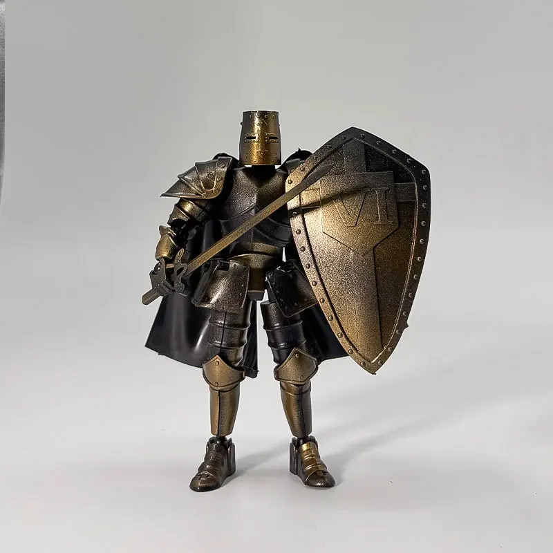 Vintage Doll Medieval Warrior Multi-joint Movable Doll Lucky 13-joint Man Adults Parent-children Games Birthday Toy view 4