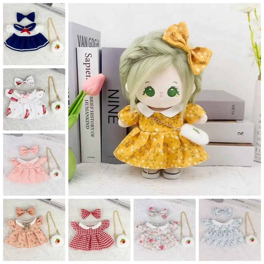 Princess Dresses Cotton Doll Dress Jk Dress Sweet Skirt Idol Dolls Skirt Dress Up Spring Summer 20cm Cotton Doll Clothes