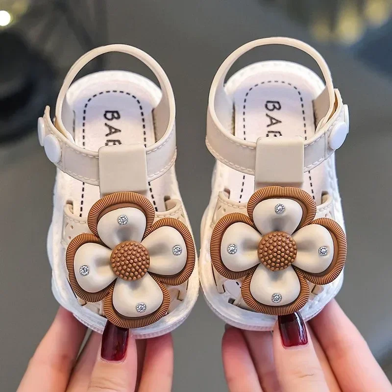 2024 Summer Baby Boys Girls Sandals Children Beach Sandals Cartoon Infant Toddler Shoes Comfortable Soft Sole Kids Student Shoes