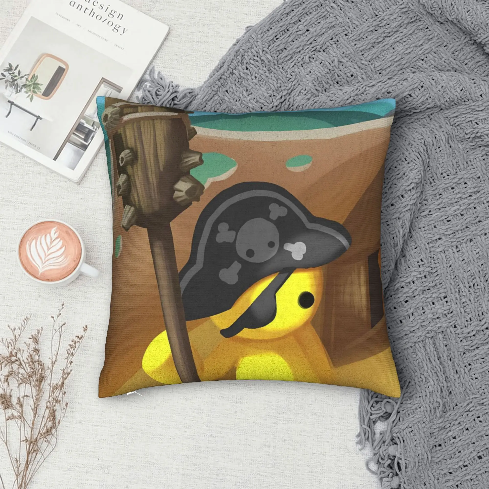 Brave Wobbly Life Pirate Quest Pillow Cover  Morden Pillow Case For Office Car Home Decor Graphic Cushion Cover Gift