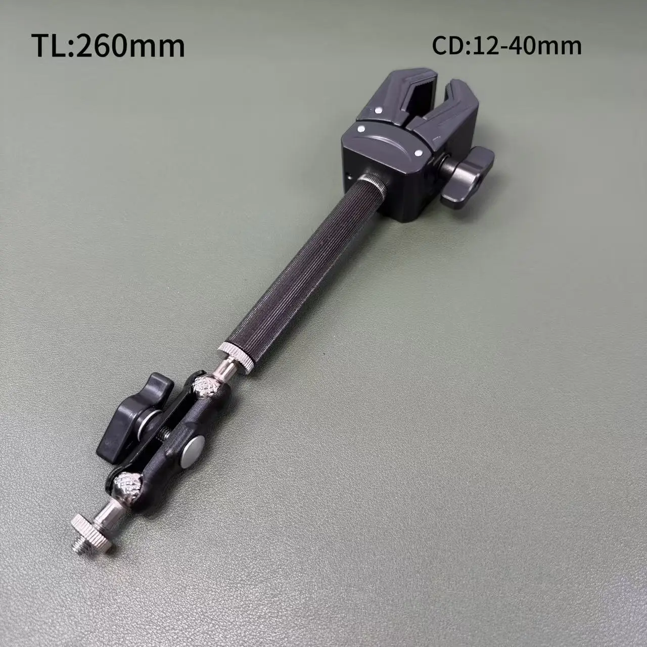 DJI Large Crab Clamp Sports Camera Fixed Bracket Outdoor Gopro 360 Camera Pea Pod 1/4 Inch Screw Compatible Accessory